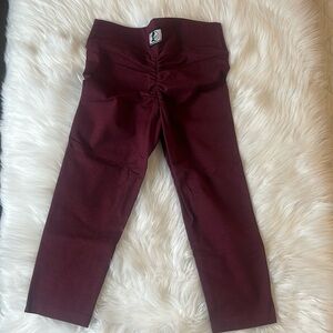 Celestial Bodiez Burgundy Leggings